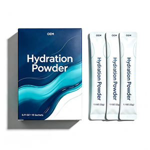 Polvo Hidratante de Marca Privada OEM con 6 Electrolitos Esenciales, Glucosa y Vitaminas, Suplementos Deportivos, 15 Sobres - Product Image 1