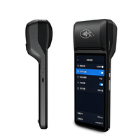 Terminal de point de vente portable Android avec écran tactile de 5,5 pouces, Bluetooth, USB, NFC, imprimante thermique de 58 mm, lecteur de codes-barres
