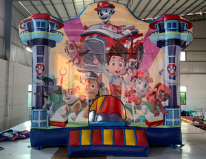 Château gonflable sécurisé avec conception fermée pour enfants, jeu de jardin en plein air parfait pour les fêtes dans la cour et les garderies. - Product Image 3