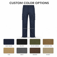 Pantalon de chasse tactique renforcé à la entrejambe, pantalon cargo multi-poches, imperméable, séchage rapide, pour l'extérieur