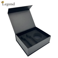Boîtes d'emballage magnétiques de luxe personnalisées haut de gamme pour flacons de shampoing, boîte cadeau avec insert en EVA pour shampoing et lotion pour le corps