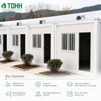 TDHH Containerhaus für Baustellenarbeiter-Camp, Arbeiterunterkunft, Bergbauprojekt, Ölfeld, Abgelegene Baustellen, Mitarbeiterunterkünfte