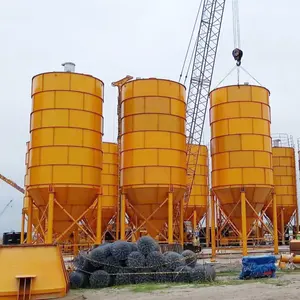 Professional Design Concrete Batching Plant 300 ton cement silo for sale