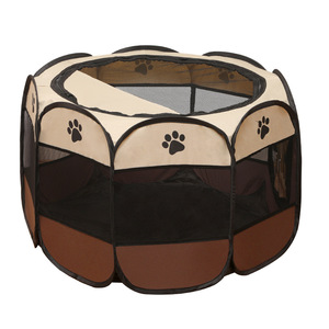 Rarewe, accesorios para mascotas, tienda para perros, logotipo personalizado, resistente a la masticación, transpirable, octogonal, corralito para mascotas, cama plegable para mascotas para gatos y perros - Product Image 5