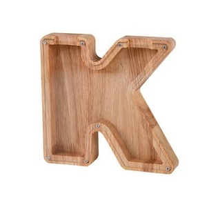 Salvadanaio in Legno a Forma di Lettera, Design Inglese con 26 Lettere, Portatile, di Alta Qualità, Ecologico, per Bambini - Product Image 4
