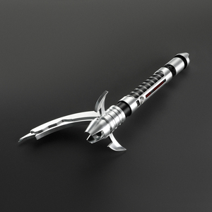 Espada de Darth Maul de Rebels <span class=keywords><strong>Tatooine</strong></span>, Sable de Luz Neopixel con Empuñadura Metálica, Réplica de Cosplay con Oscilación Suave, Sable de Luz de Doble Hoja Roja - Product Image 6
