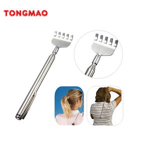 Tongmao tm1710 mini massageador corporal, extensível de aço inoxidável, telescópico, de mão, arranhador traseiro - Product Image 3