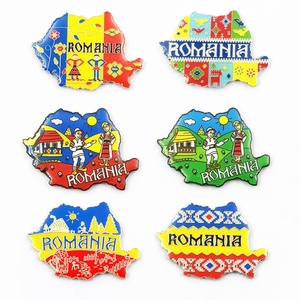 แม่เหล็กติดตู้เย็นโลหะเคลือบแข็งแบบกำหนดเองสำหรับขายส่งจากโรงงาน ออกแบบโลโก้ได้ ใช้เป็นของที่ระลึกสำหรับนักท่องเที่ยว - Product Image 2