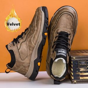 Zapatos de Senderismo para Hombre, Otoño-Invierno 2022, Nuevos, Cálidos, Casuales, de Algodón - Product Image 3