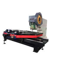 Presse mécanique à gorge profonde CNC J23-63T 40T 63T 100T 125T avec système d'alimentation automatique et pompe pour la découpe, le poinçonnage et la fabrication de persiennes