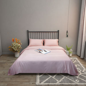Ensemble de literie en lin de bambou certifié 300TC 100% tissé ajusté draps de lit King Size housse de couette et taies d'<span class=keywords><strong>oreiller</strong></span> - Product Image 3