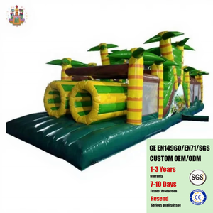 Jeu d'obstacles en forêt gonflable Course d'obstacles gonflable Bounce House Jeu gonflable de course d'obstacles pour enfants et adultes - Product Image 2