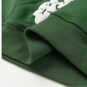 Felpa con Cappuccio di Alta Qualità per Uomo, 100% Cotone Denimes, Pullover Streetwear, Tuta 450g con Stampa Puff Y2K - Product Image 6