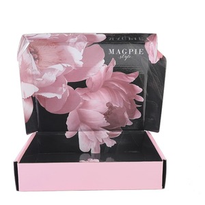Recycled Customized Mailer Shipping Delivery Box Corrugated Board Wholesale Color Box Foldable holographic packaging box
