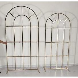 جدار شمع خلفي للجدار الزفاف الرائع حامل شموع معدني متقاطع خلفية ذهبية للزفاف خلفية شموع جدارية - Product Image 3