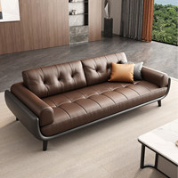 Canapé de bureau de style italien, réception, détente, simplicité, modernité, négociation commerciale, ensemble de table basse pour salle VIP
