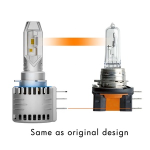 Nouveau 100W H15 Retrofit LED Ampoule Plug and Play Super Canbus Original H15 Connecteur LED Phare avec 20W DRL <span class=keywords><strong>pour</strong></span> Éclairage de Voiture - Product Image 3