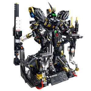 Gu Li 80506 Mech Series Dark Killer God of War Building Block Set Educational Assembly Model Toy for Youth - Product Image 1