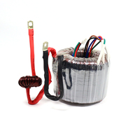 Transformateur toroïdal monophasé OEM 100W-5000W avec sortie 12V/24V Amplificateur audio UPS 500VA Compatible avec entrée 220V 240V