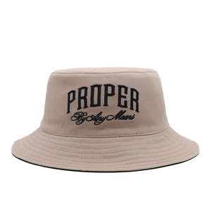 High Quality <b>Reversible</b> Waterproof Sun Protection Casual <b>Bucket</b> <b>Hat</b> Custom Embroidery Printed Logo Fisherman Style Fishing Daily - Product Image 6