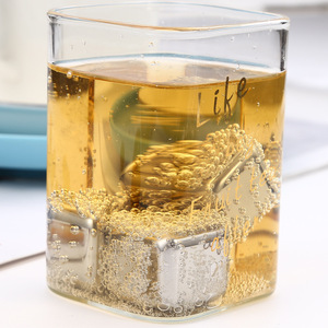 Pierres à whisky en acier inoxydable, cubes de glace réutilisables, ensemble de pierres à glace pour vodka et bière, refroidisseur à whisky, accessoires de bar - Product Image 3