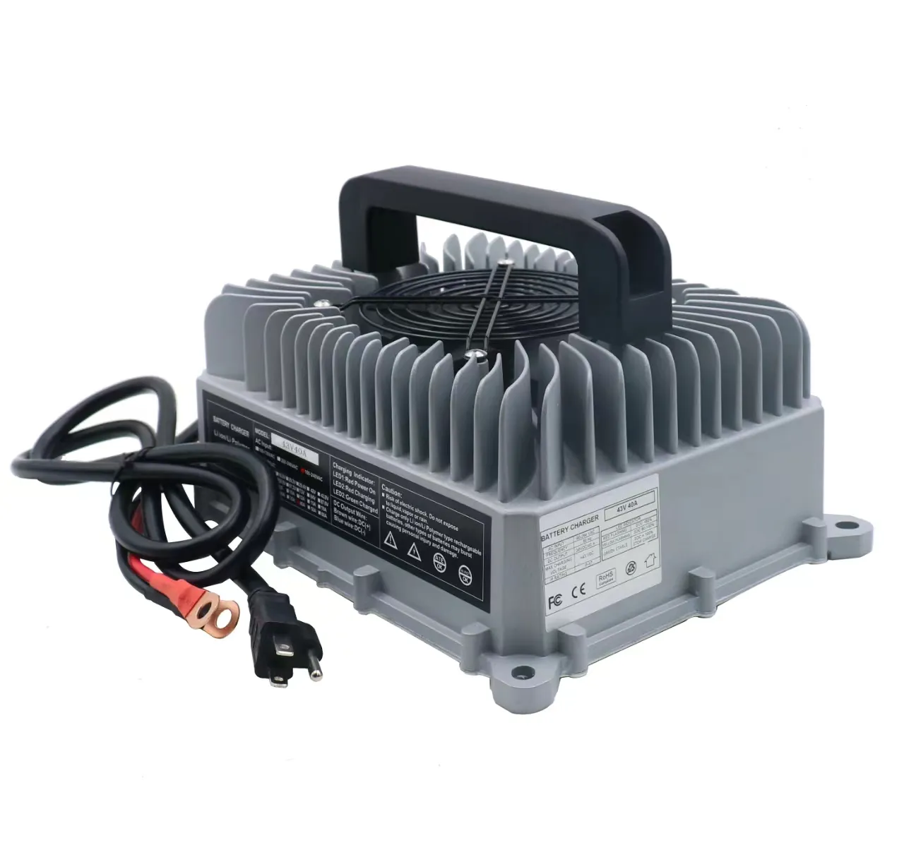 Ip67 wasserdichter 2000 W Lithium-Akkuladegerät 58,4 Volt 25 AMP 16 S LiFePo4 48 V25 A