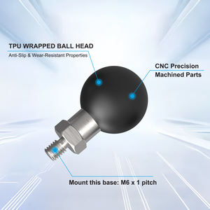 Giá đỡ xe máy chuyên nghiệp Mechrig chất lượng cao bằng hợp kim nhôm, đầu bi 1 inch, ren M6 M8 M10, vít 1/4 - Product Image 2