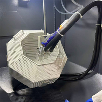 Cabine de sablage rotative automatique à tambour pour le débavurage de petites pièces et de composants en alliage