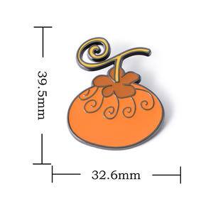 6 แบบล่าสุดมัง<span class=keywords><strong>ง</strong></span>ะญี่ปุ่นปีศาจผลไม้เข็มกลัดโลหะ Pin - Product Image 3