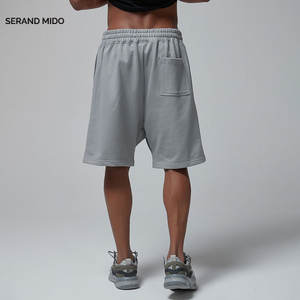 Pantalones Cortos Personalizados de Algodón y Poliéster para Hombre, Corredor de Compresión para Gimnasio, Correr y Deportes, Venta Al por Mayor - Product Image 3
