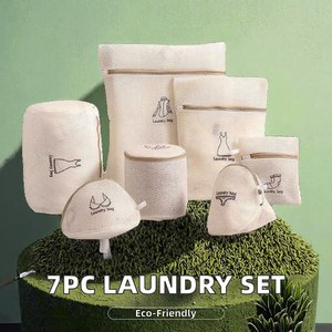 Juego de 7 <span class=keywords><strong>Bolsas</strong></span> de Lavandería de Malla Duraderas con Cierre <span class=keywords><strong>para</strong></span> <span class=keywords><strong>Lavar</strong></span> Blusas, Sujetadores, <span class=keywords><strong>Medias</strong></span>, Ropa Interior y Lencería <span class=keywords><strong>en</strong></span> la <span class=keywords><strong>Lavadora</strong></span> - Product Image 2