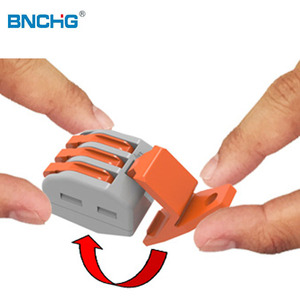 BNCHG Giá Thấp 4 Chân Thiết Bị Đầu Cuối Điện Khối Dây Kết Nối Cáp Nhanh 222-414 - Product Image 5