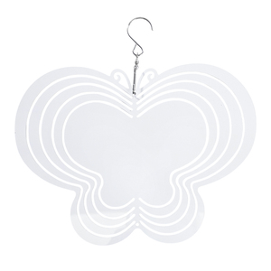 Wind Spinner Sublimation Blank Metal Wind Spinners pour la cour et le jardin Ornements de Noël Sublimation Wind Spinner Blanks - Product Image 2