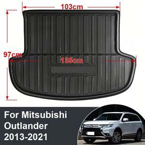 Set Personalizzato di Tappetini per Bagagliaio Auto Mitsubishi, Outlander, Lancer <span class=keywords><strong>Evolution</strong></span>, Galant, 10mm EVA Antiscivolo Impermeabile Set Completo - Product Image 4