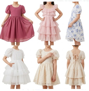 Lote de Vestidos para Niñas al por Mayor, Nuevos, Surtidos, de 0 a 14 Años, Verano 2026, Bajo Nivel de Defectos, Ropa de Boutique, Modelo 418, China Fujian - Product Image 2