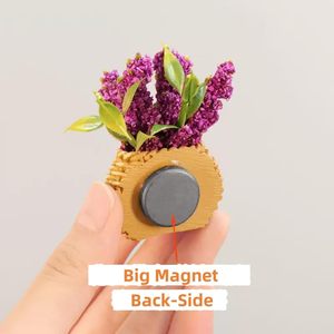 Imanes de Refrigerador con Forma de Flor, Imanes Decorativos Creativos 3D para Refrigerador, <span class=keywords><strong>Oficina</strong></span> y Cocina - Product Image 3