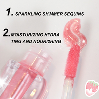 Gloss à lèvres liquide végétalien tendance pour femmes, effet brillant et repulpant, vente en gros OEM, marque privée