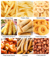 Nouvelle Ligne de Friture Électrique Entièrement Automatique et Personnalisable pour Frites, Boulettes de Crevettes et Anneaux de Calamar, avec PLC de Haute Performance