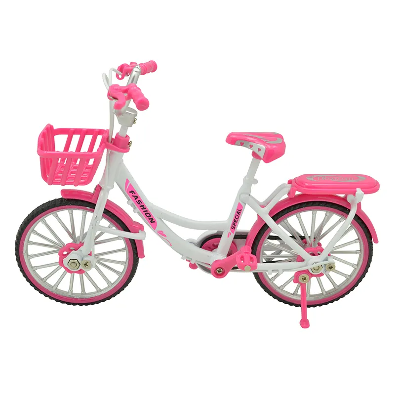Mainan Sepeda Skala 1:10 Wanita, Model Die Cast Mainan Sepeda Phiness 3 Warna Simulasi OEM Disesuaikan
