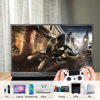 Nuevo Monitor Portátil para Juegos de 15.6 Pulgadas con Pantalla Táctil HD de Alta Resolución, Estilo Metálico y Tipo-C IPS