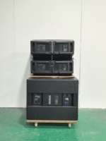 HDL 20-A Double Haut-Parleur Line Array Actif/Passif 10 Pouces, Système Sonore Amplifié Bidirectionnel, Audio Professionnel, Enceinte d'Extérieur