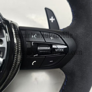 พวงมาลัยหุ้มหนังกลับรุ่นใหม่สำหรับรถยนต์ BMW F10 F30 F90 F01 F02 F12 F13 F90 ซีรีส์ 3 4 5 - Product Image 3