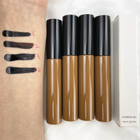 Gel pour les sourcils bruns à haute teneur en pigments de marque privée Gel pour les sourcils teinté imperméable à l'eau longue durée