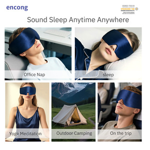 Máscara de Dormir com Logotipo Personalizado, Opaca de Seda Mulberry, Venda por Atacado de Máscaras de Olhos 100% Seda Personalizáveis - Product Image 6