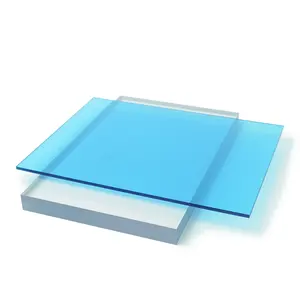 批发供应5毫米厚度声屏障彩色板面板PC屋顶温室聚碳酸酯实心板