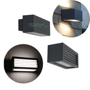 Lampu Dinding Luar Ruangan Dua Kepala Dali-2 0/1-10v Tuya Zigbee Wifi Kontrol Nirkabel Peredupan Lampu Dinding YY-BDS008 - Product Image 1