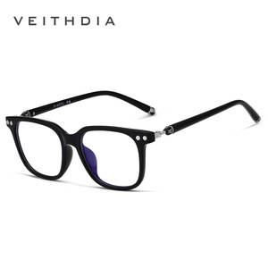Gafas de Computadora Veithdia TR90, Montura Rectangular Completa, Protección Anti Luz Azul, Unisex, Modelo 8002 - Product Image 4