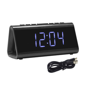 Giá rẻ bán buôn OEM bảng báo động với snooze LCD lưu trữ kỹ thuật số bộ nhớ FM/AM đài phát thanh đồng hồ báo thức cho phòng ngủ nhà trắng - Product Image 4