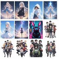 Papier d'impression numérique UV personnalisé en usine A0 A1 A2 A3 A4 250 g/m² Affiche de film d'anime Décoration publicitaire