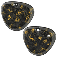 Pour Pièces de Moto Simson S50 S51 S53 - Cache Latéral Carré en Fibre de Carbone 100% - Protection de Réservoir et Batterie - Forge